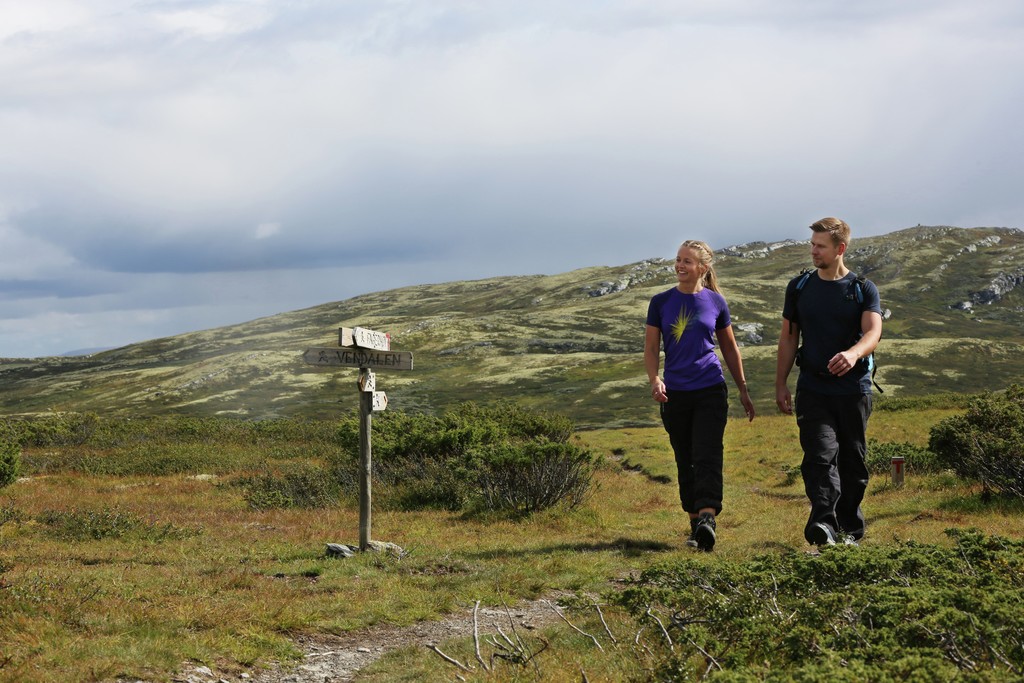 The Peer Gynt trail from Kvitfjell.